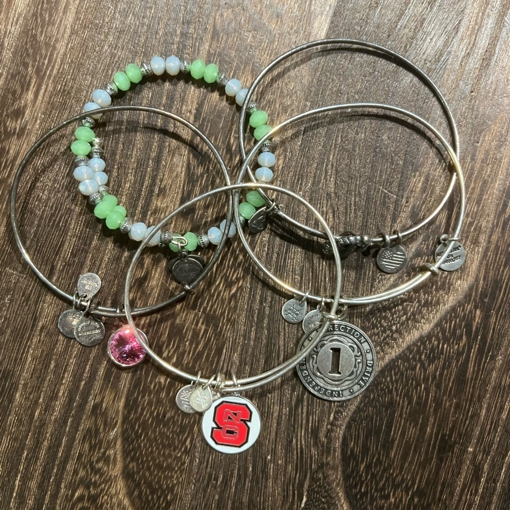 Alex & Ani Bracelets Set Of 5 B51
